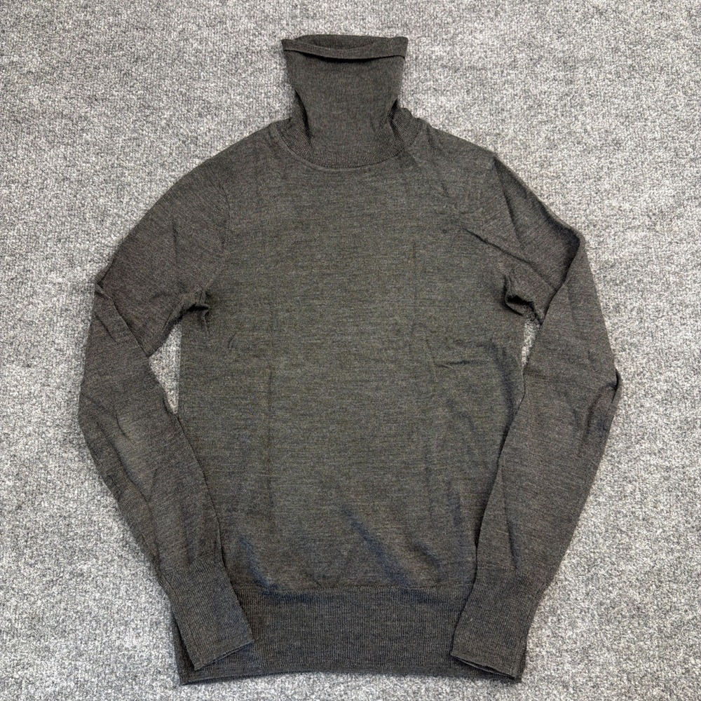 J Crew Mercantile Women's 2XS Gray Merino Wool Blend Turtleneck